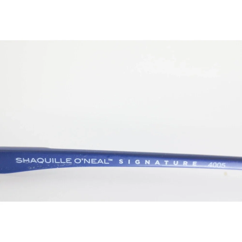 Shaquille O'Neal Signature 4005 Zyloware Navy Blue Rectangular Eyeglasses 140mm